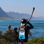 Whale watcher in South Africa