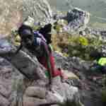 India Venster scrambles on Table Mountain