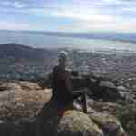 Women looking over the city from Table Mountain