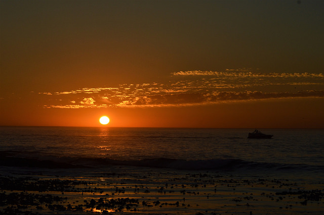 Sunset boat cruise Cape Town